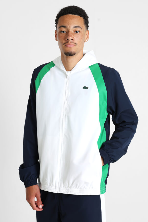 Trainingsjacke - White + Navy + Green