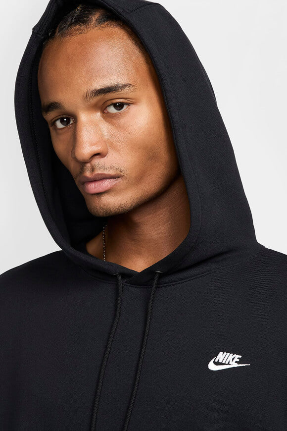 Club Fleece Oversize Hooded Sweatshirt - Black
