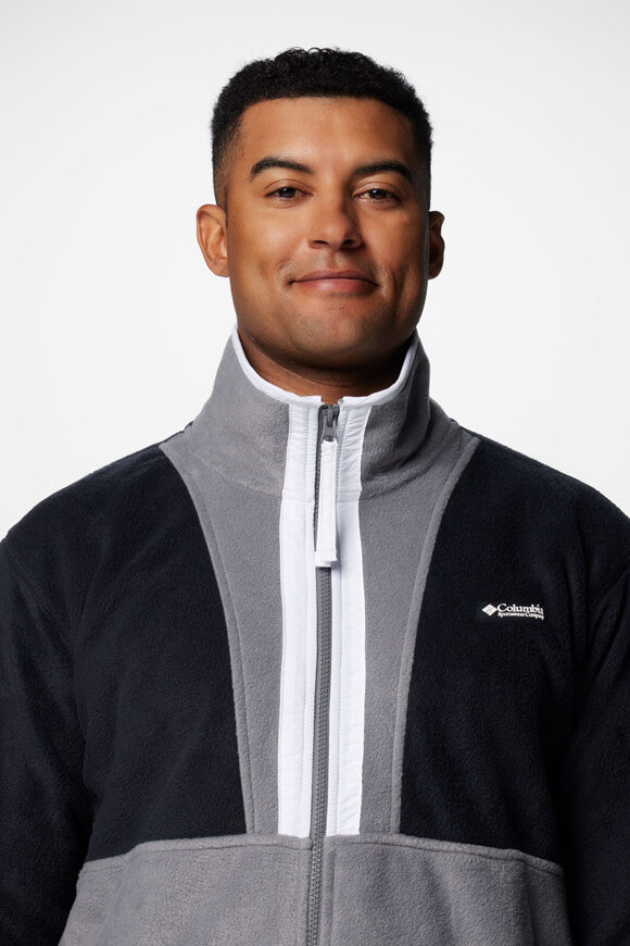 Backbowl II Fleecejacke - Black + Grey