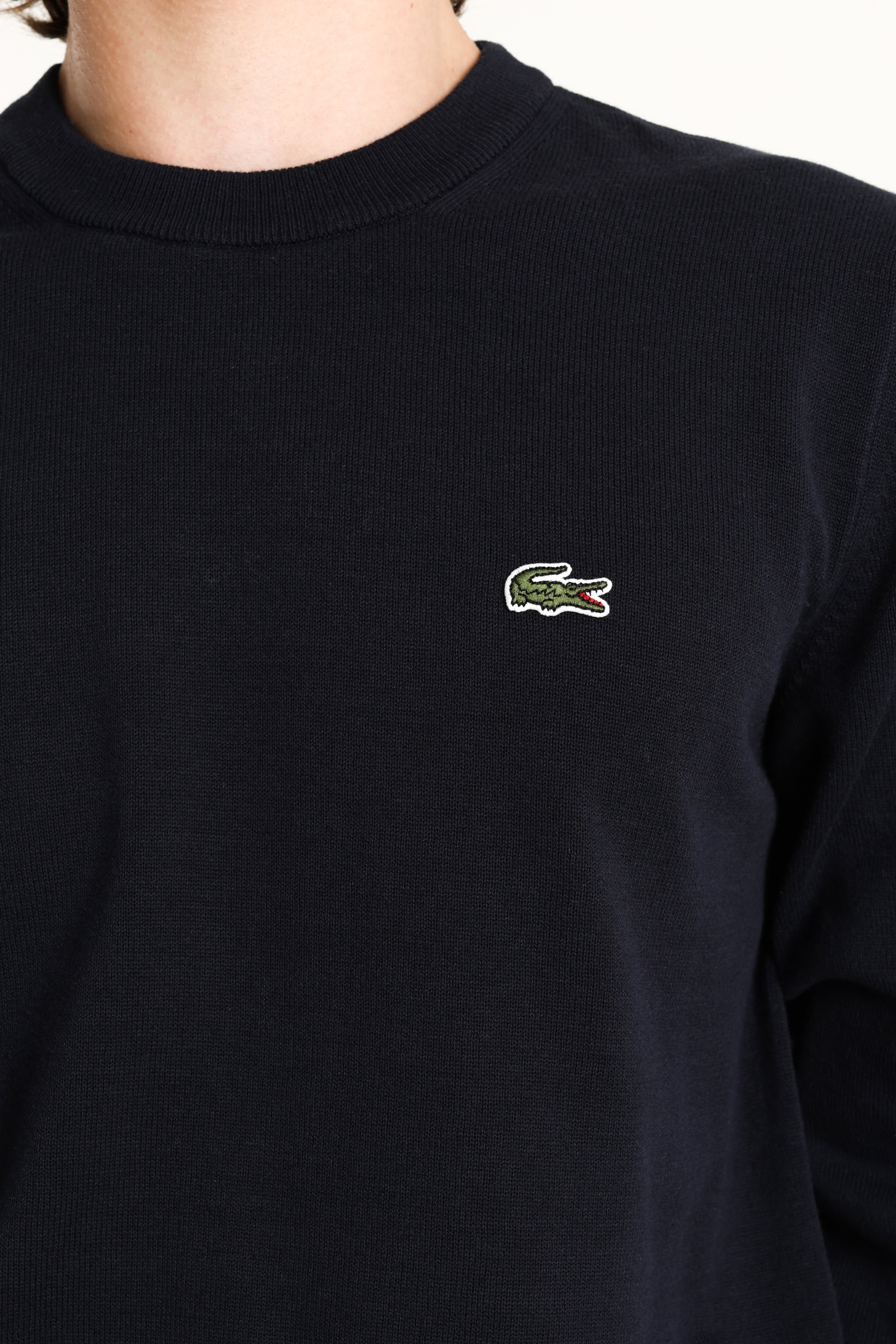 Fine knit sweater - Navy
