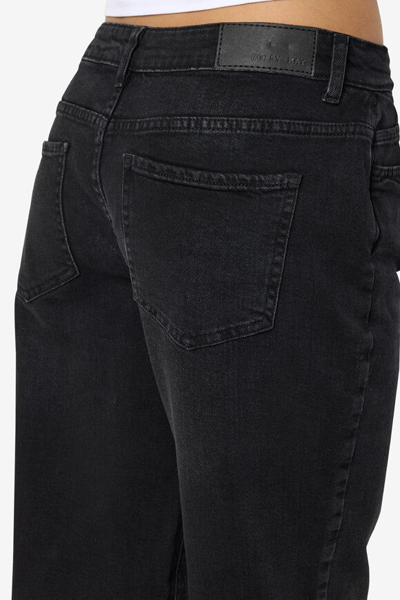 NMNILA Wide Leg Jeans L32 - Black Denim