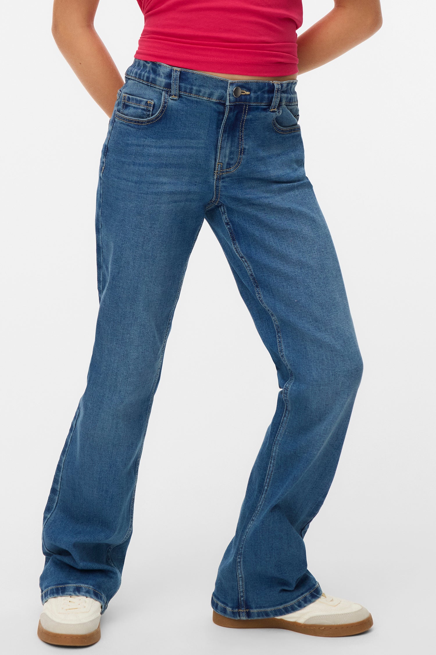 VMRIVER Flared Jeans - Medium Blue Denim