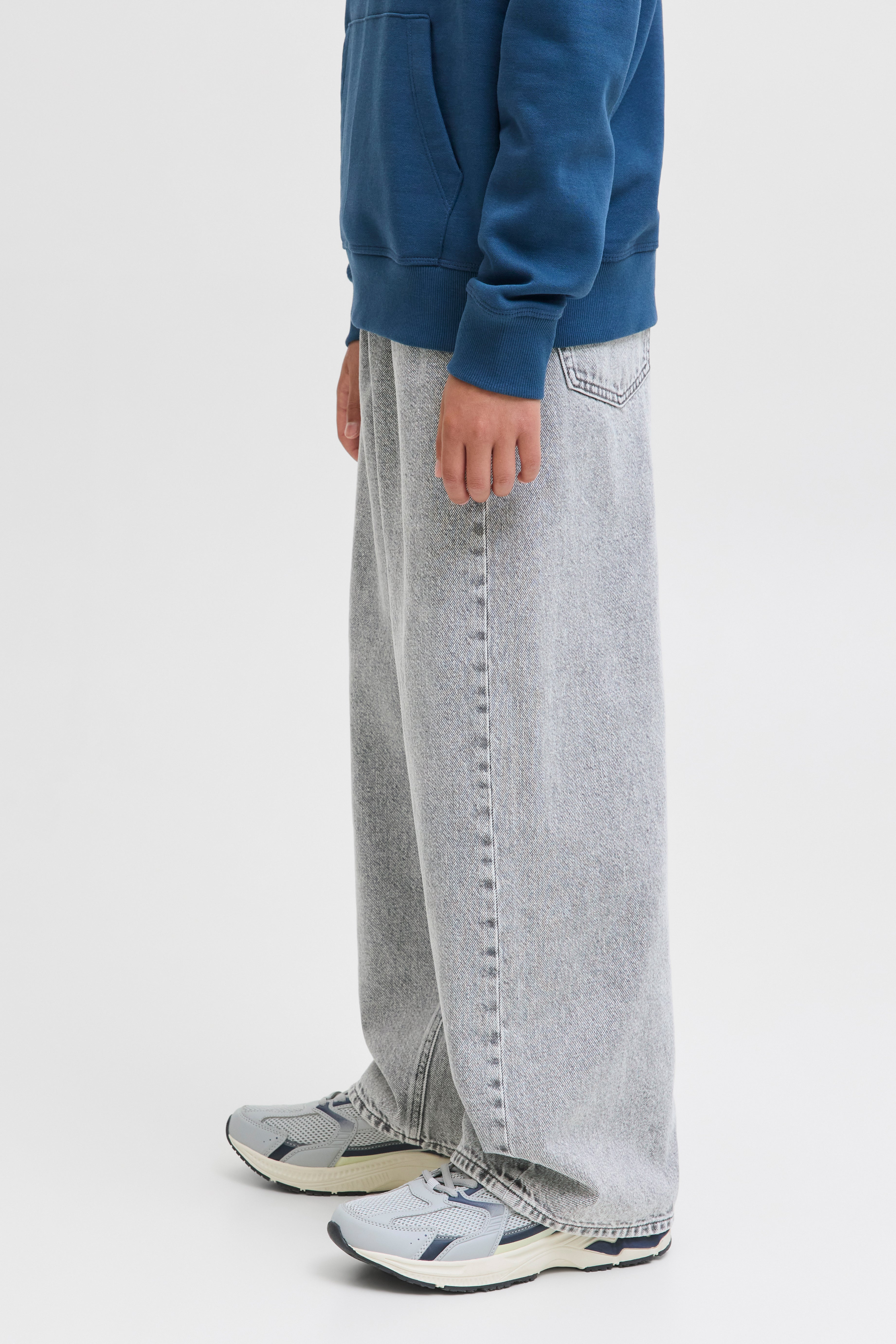 Ron Extra Baggy Fit Jeans - Grey Denim