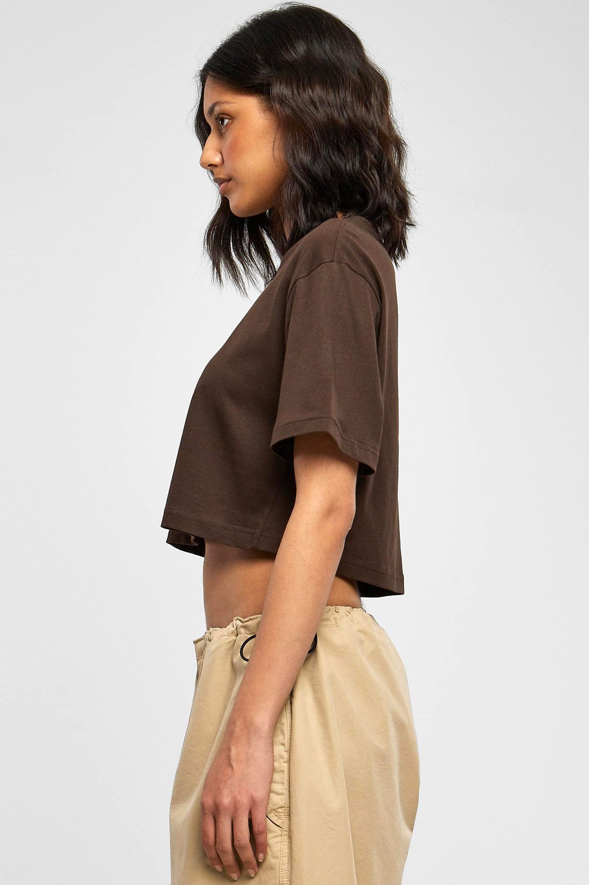 T-Shirt ample - Dark Brown