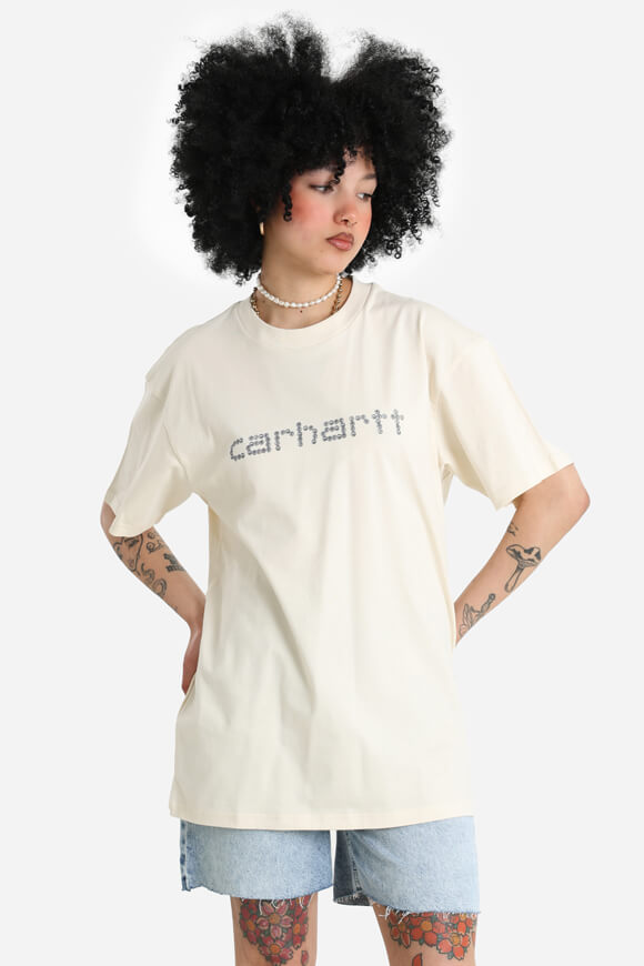 Maglietta Rivet Script - Naturale