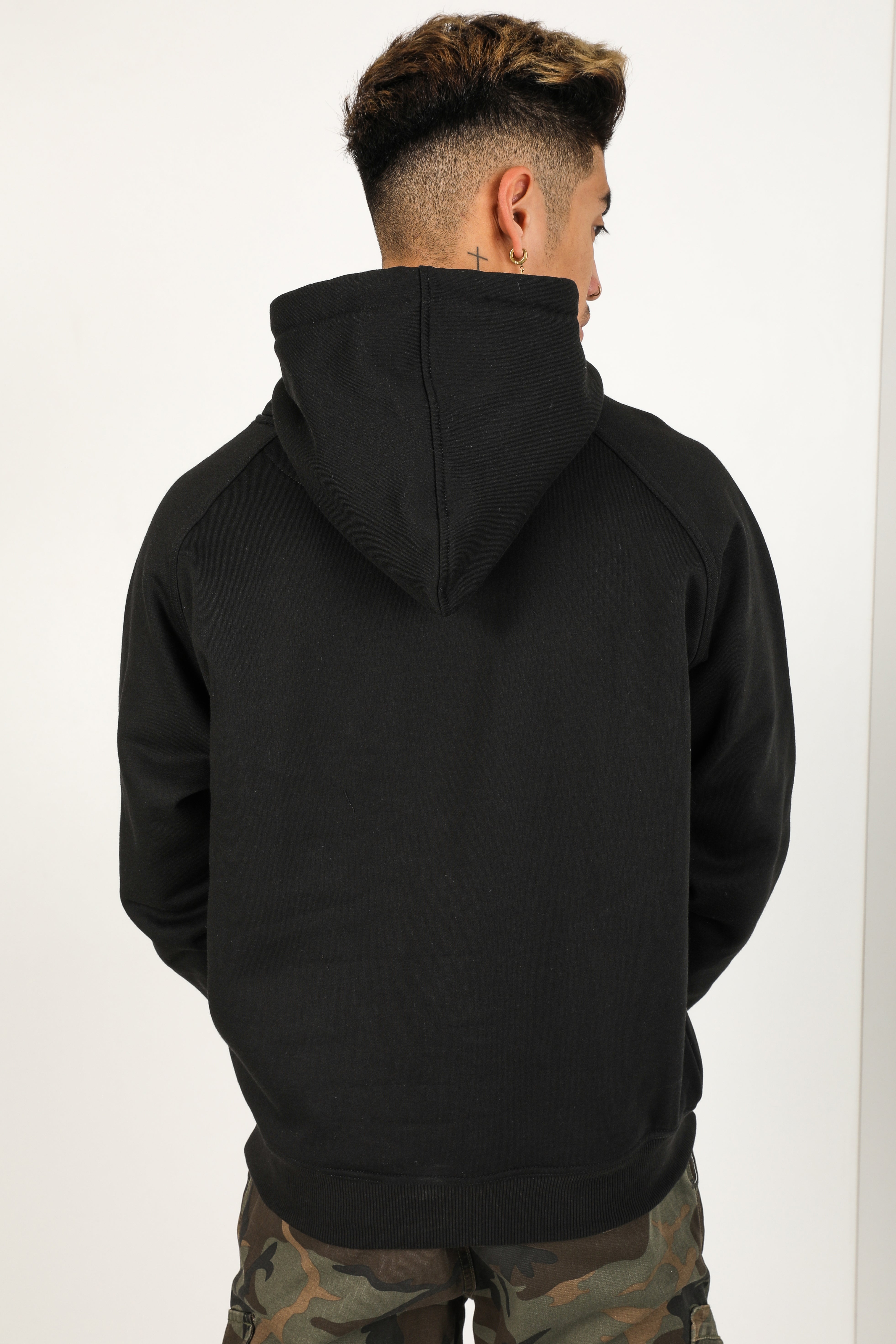 Oversize hooded sweatshirt - Black