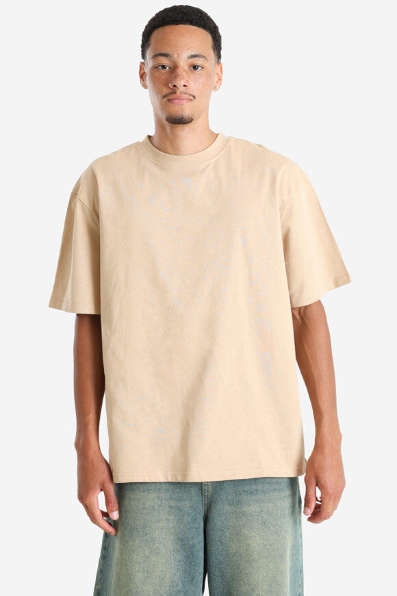 Maglietta oversize - Beige