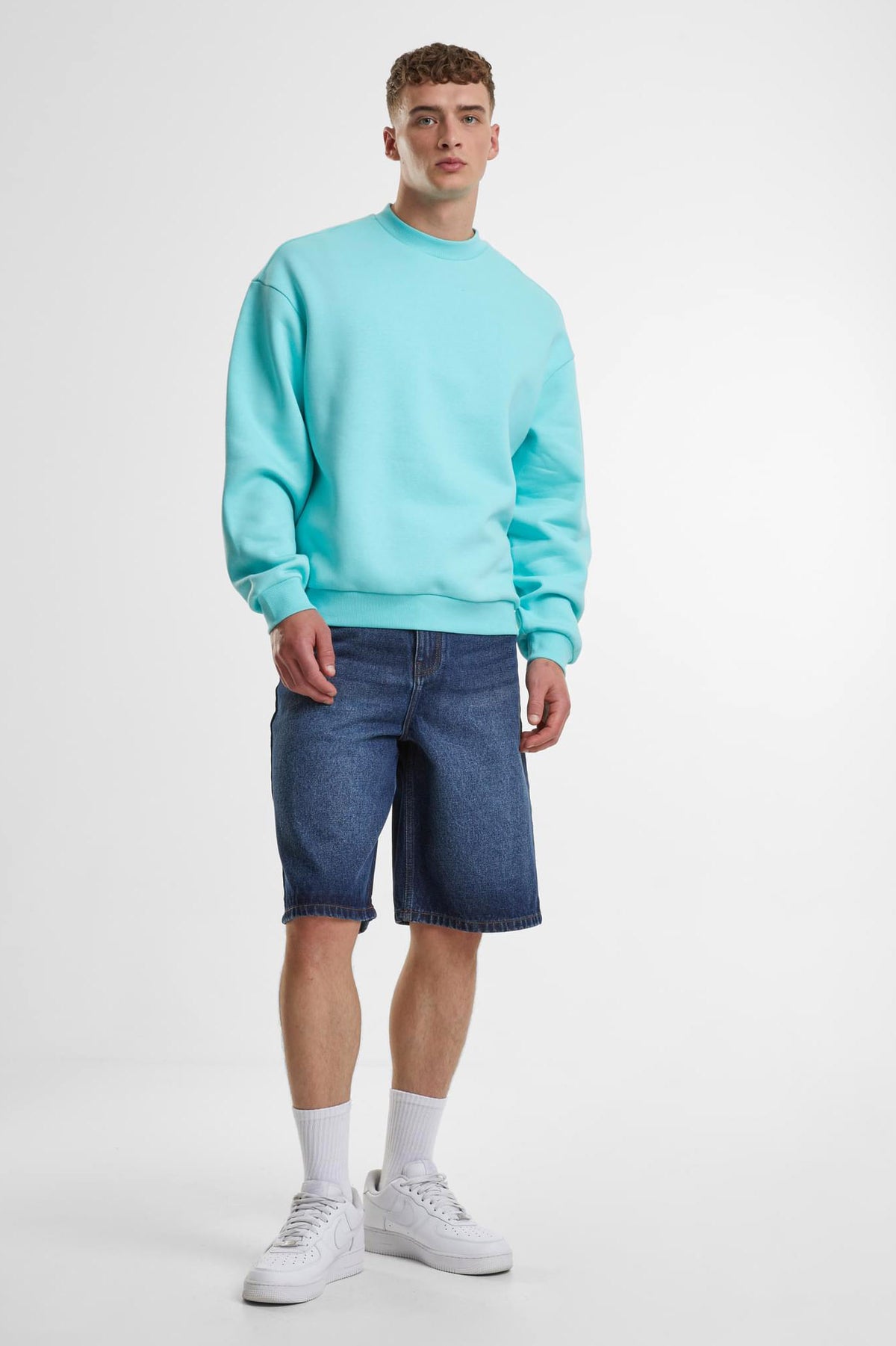 Fluffy sweatshirt - Berylblue