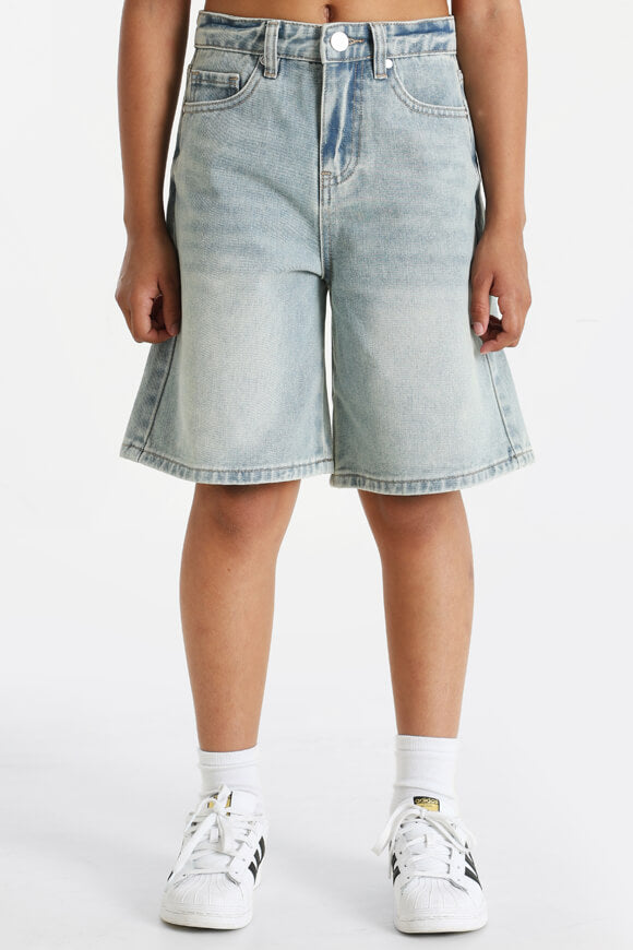 Short en jean baggy fit - Bleu