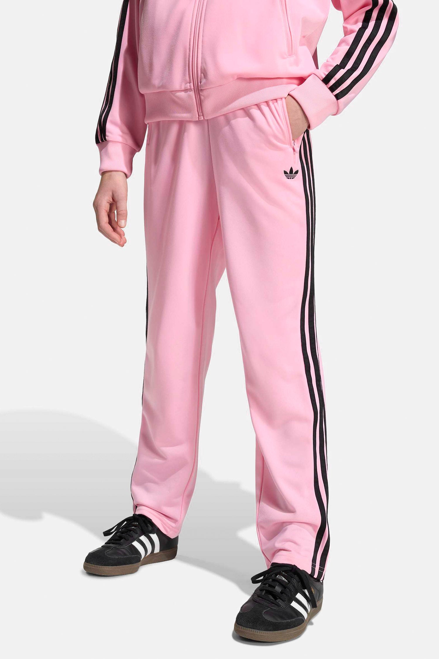 Sweatpants - Light Pink + Black