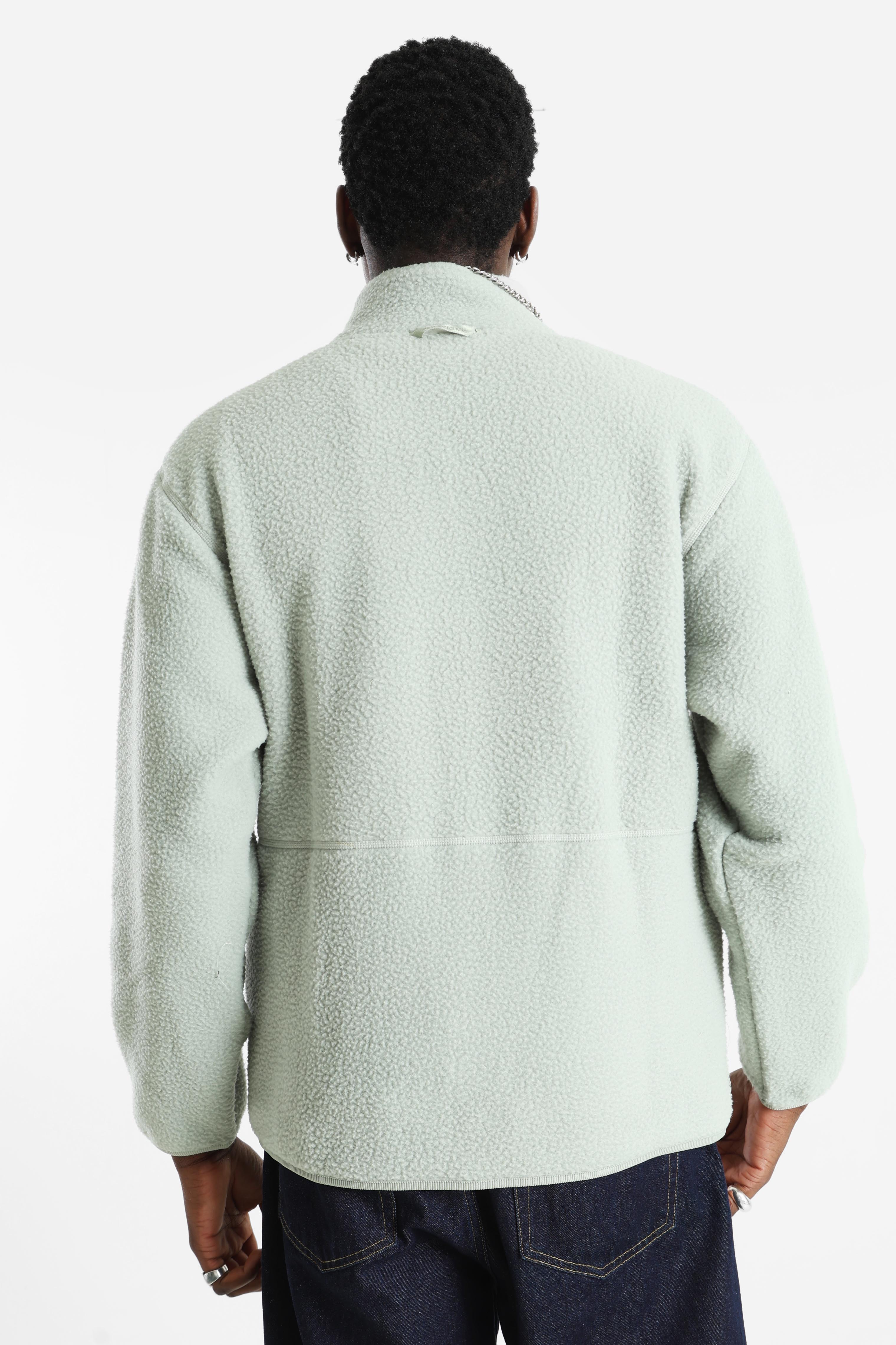 High Pile Fleecejacke - Light Green