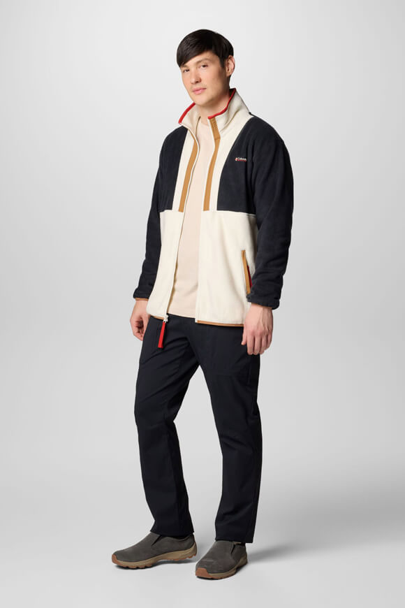 Backbowl II Fleecejacke - Black + Chalk