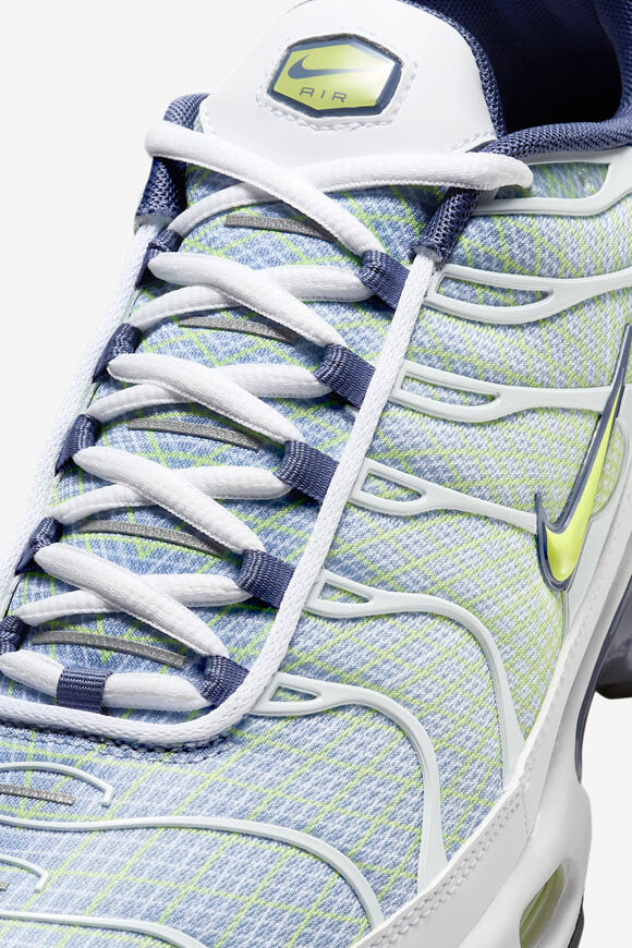 Air Max Plus Sneaker - Pebble Grey + Lime + Steel + White