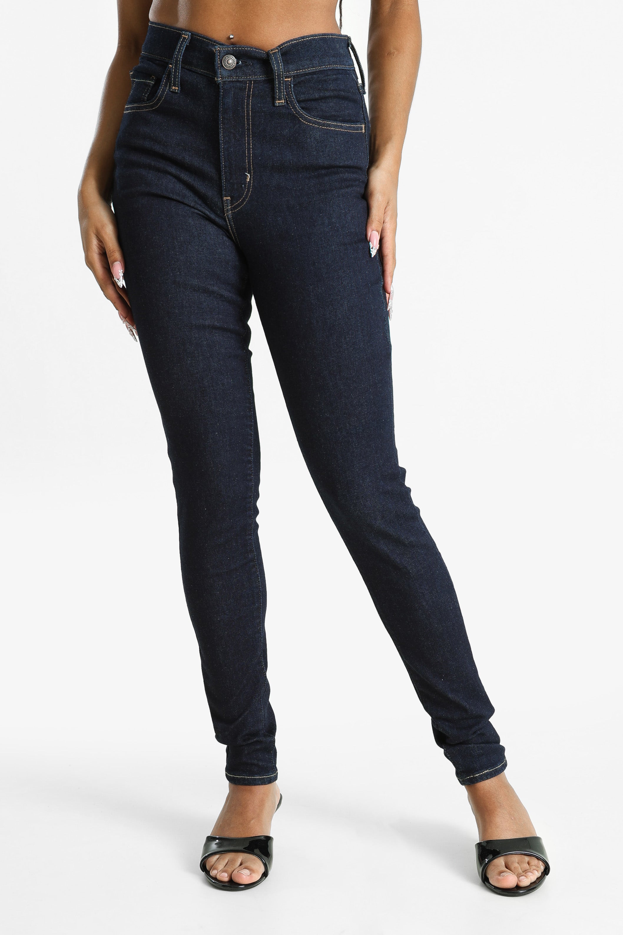 720 High Rise Super Skinny Jeans L30 - Raw Denim