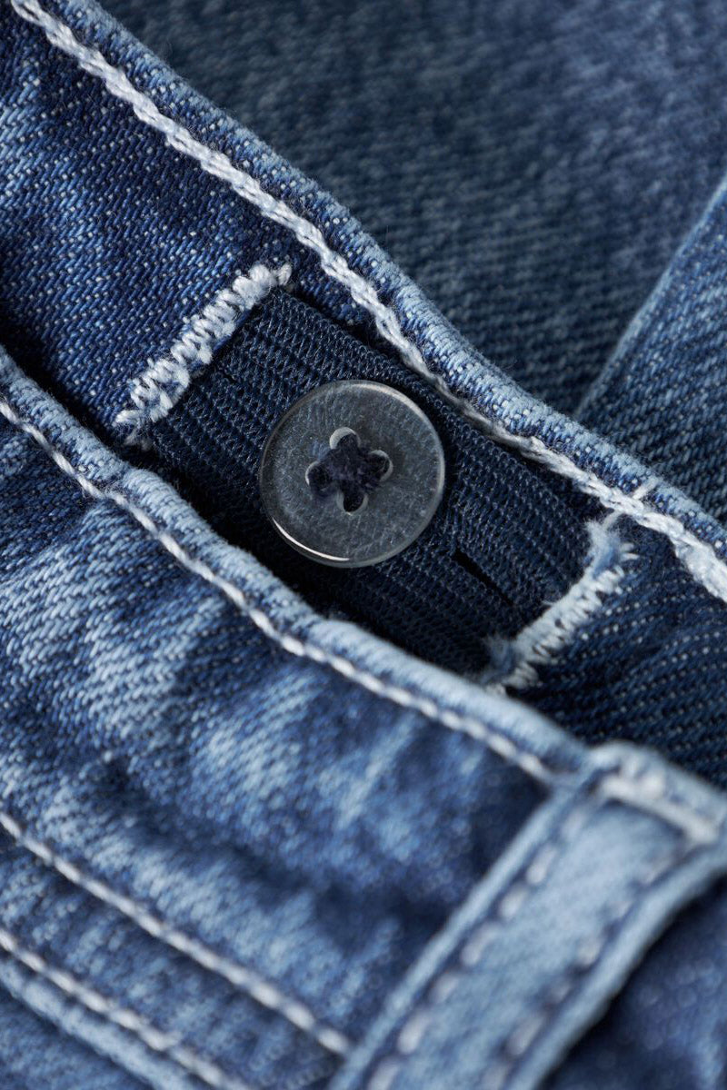 NKMYRAN jean loose fit - Medium Blue Denim