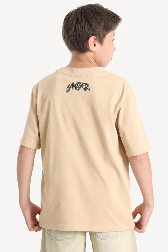 Loose-fitting T-Shirt - Beige