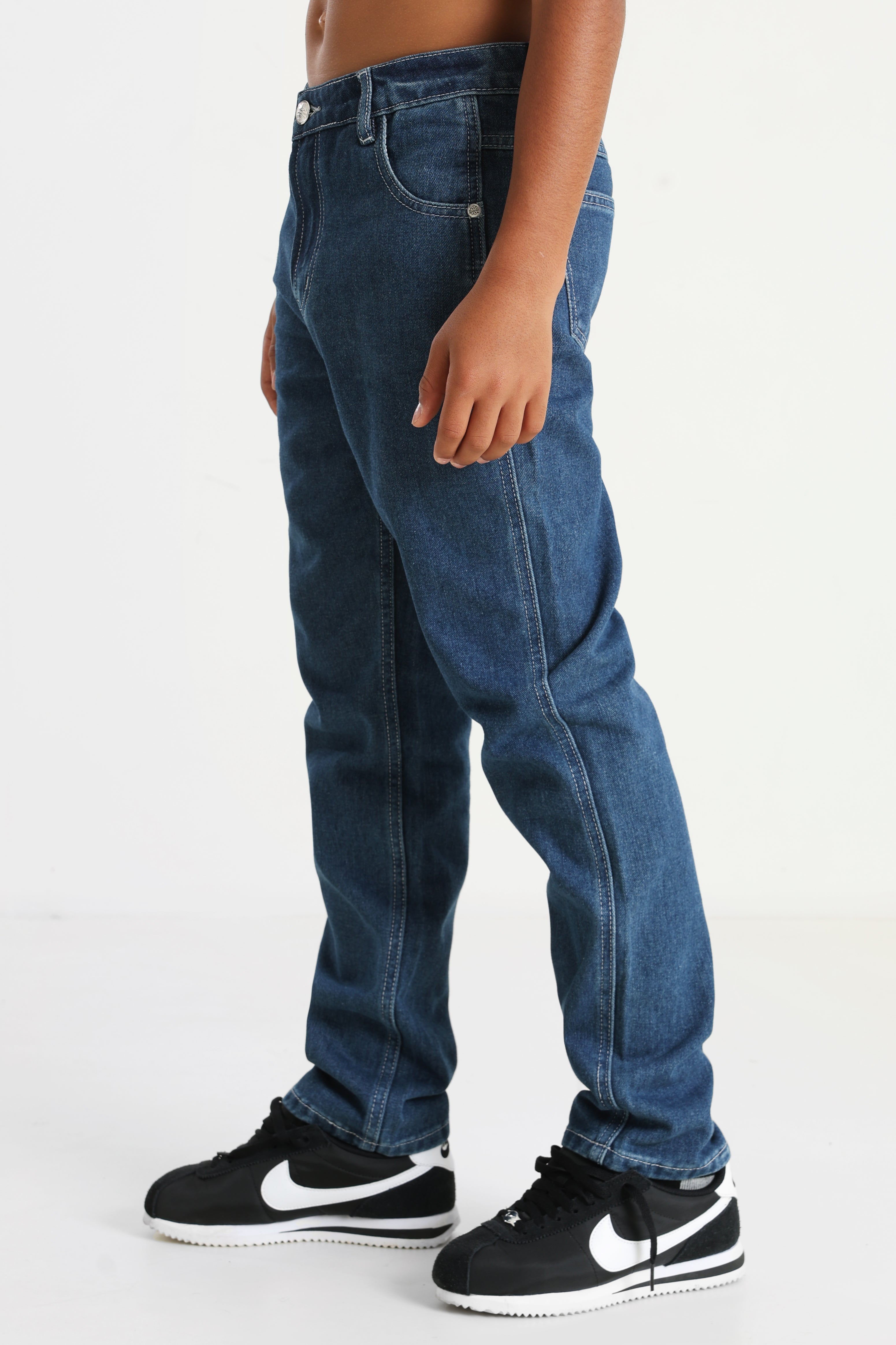 Relaxed Fit Jeans - Blau Denim