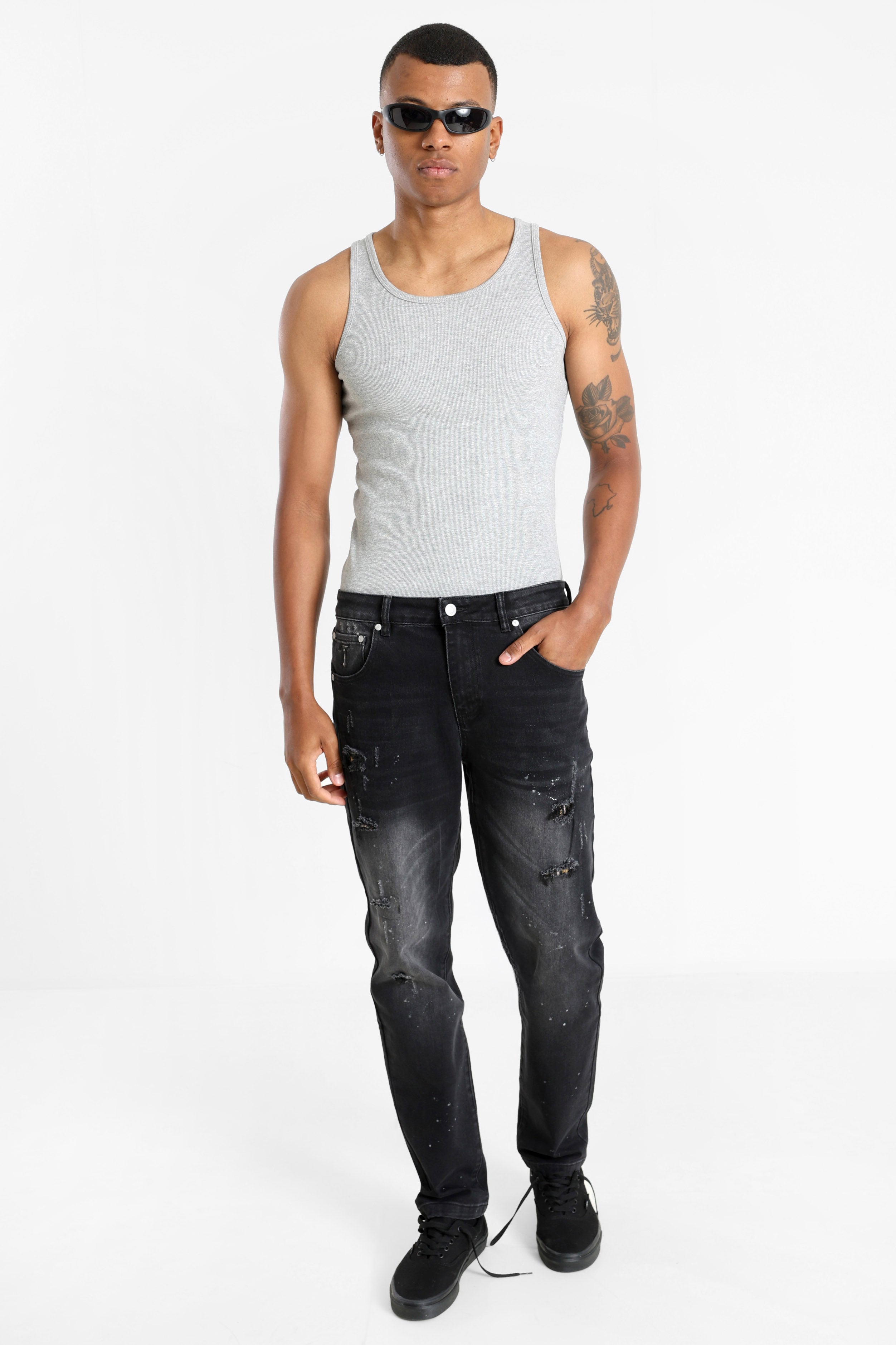 Jeans skinny fit - Noir Denim