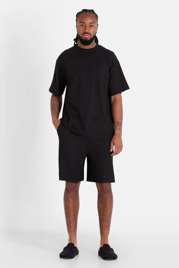 Structured T-shirt - Black
