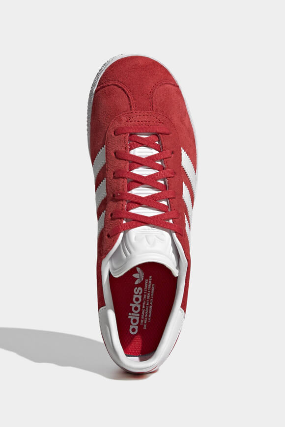 Gazelle Sneaker - Better Scarlet + Footwear White + Gold Metallic