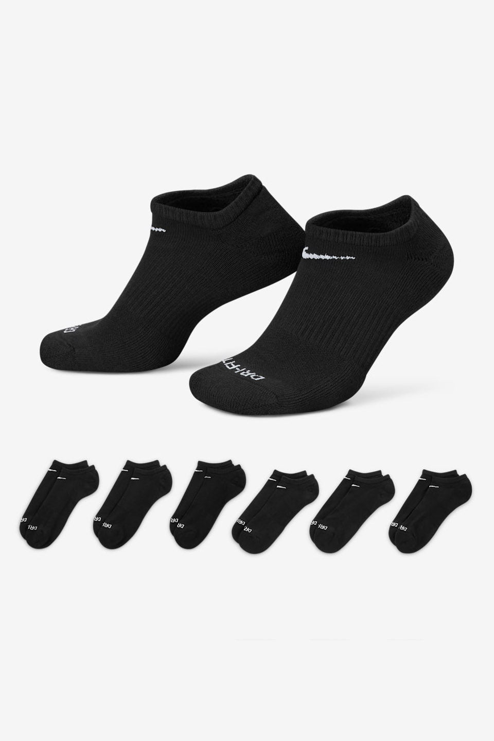 Sechserpack Socken - Black