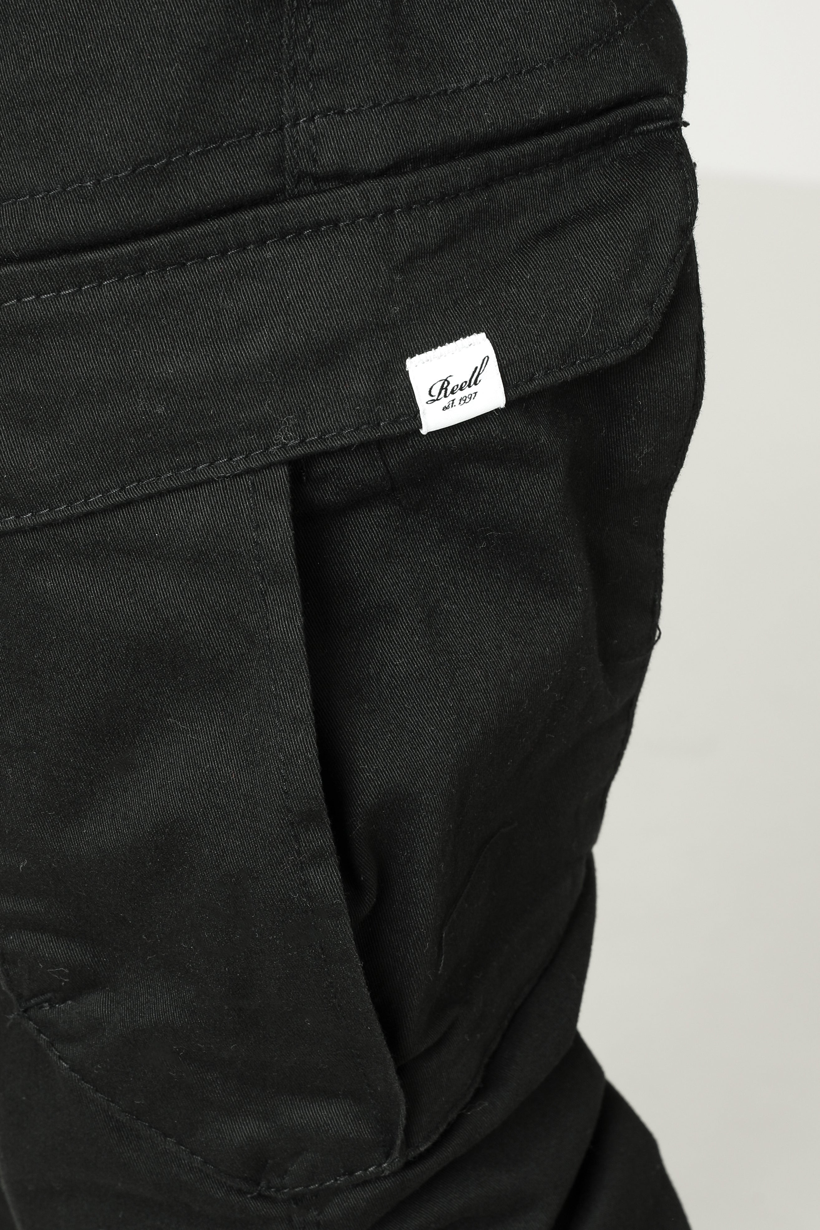Reflex Rib Cargo Jogger Pant - Nero