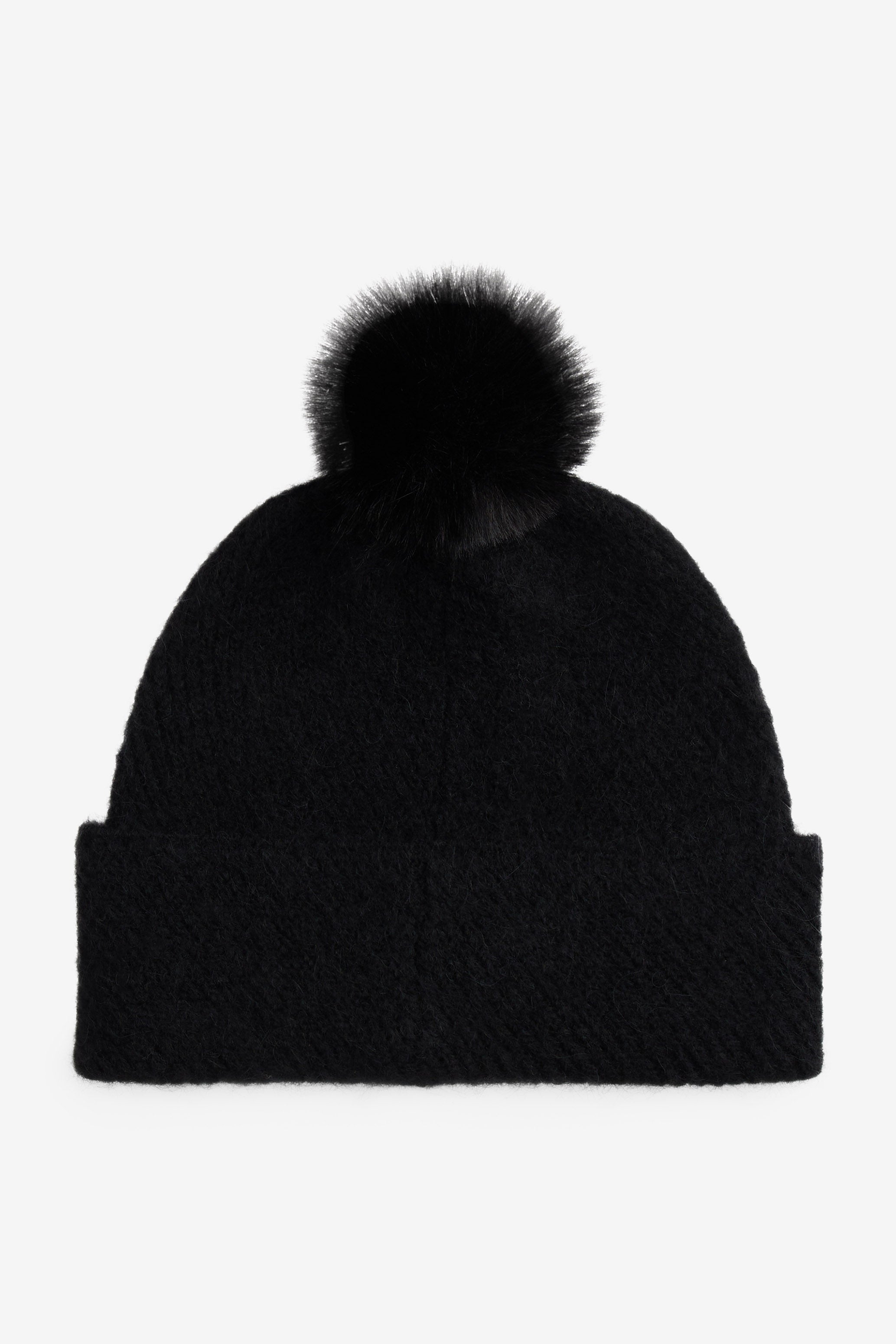 Bonnet à pompon - Black