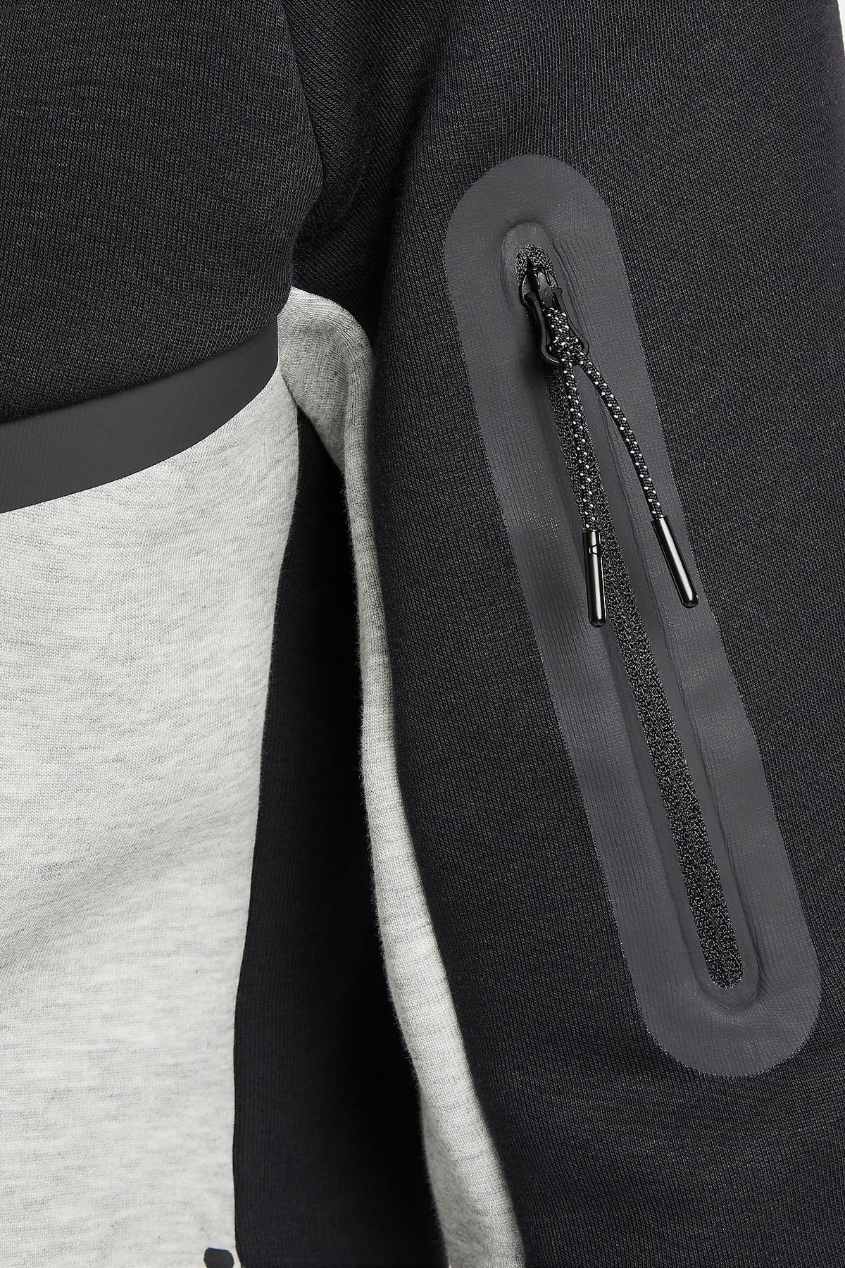 Sportswear Tech Fleece Kapuzensweatjacke - Black + Light Grey Heather