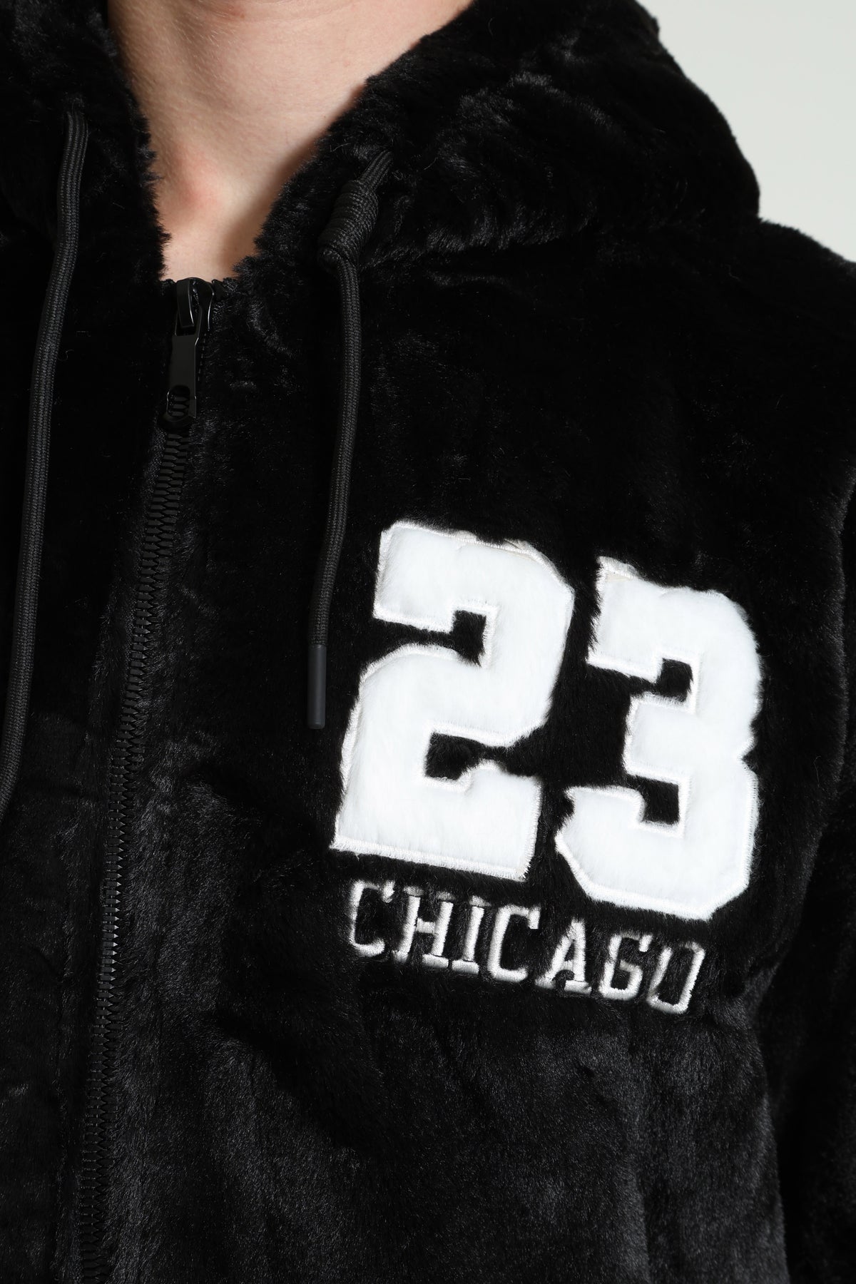 Veste en fourrure synthétique - Black