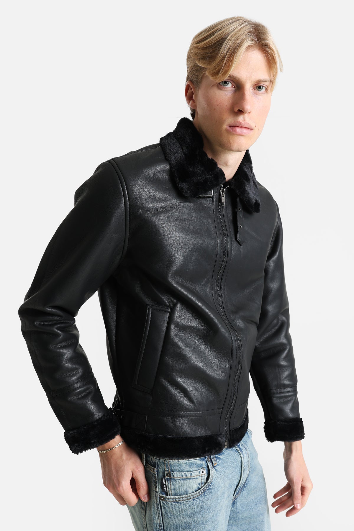 Shearling Jacke - Black