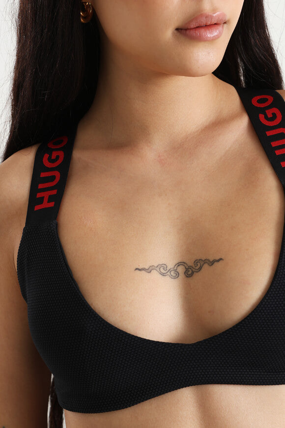 Dotti triangle bikini top - Black