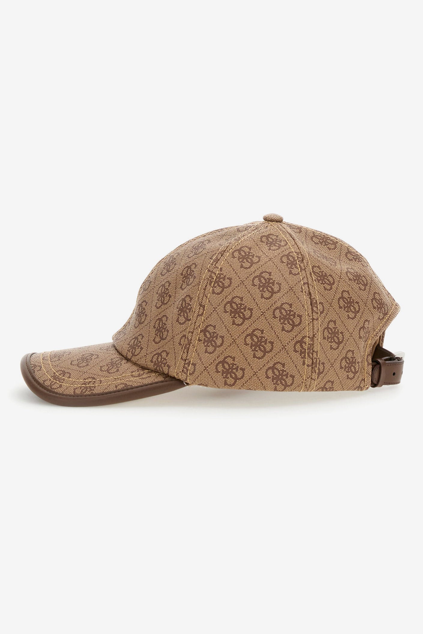 Kunstleder Cap / Dornschnalle - Beige