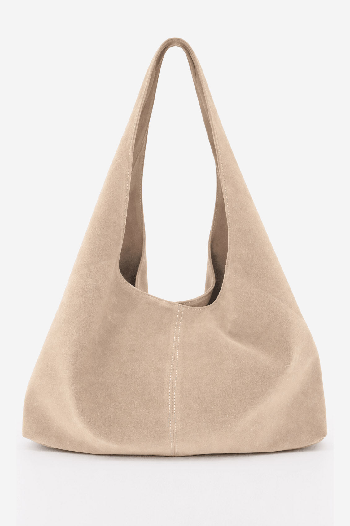 Kunstwildleder Handtasche - Cream