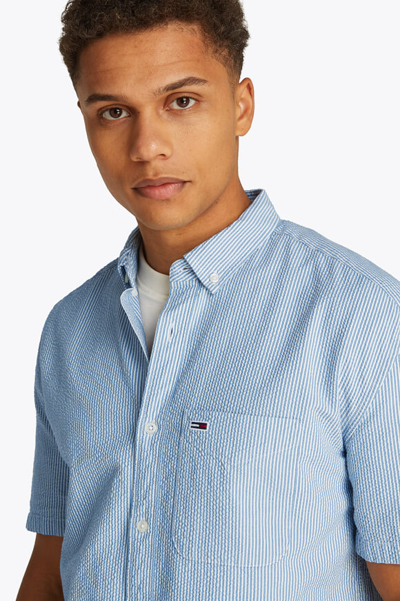 Seersucker shirt - Colorado Blue