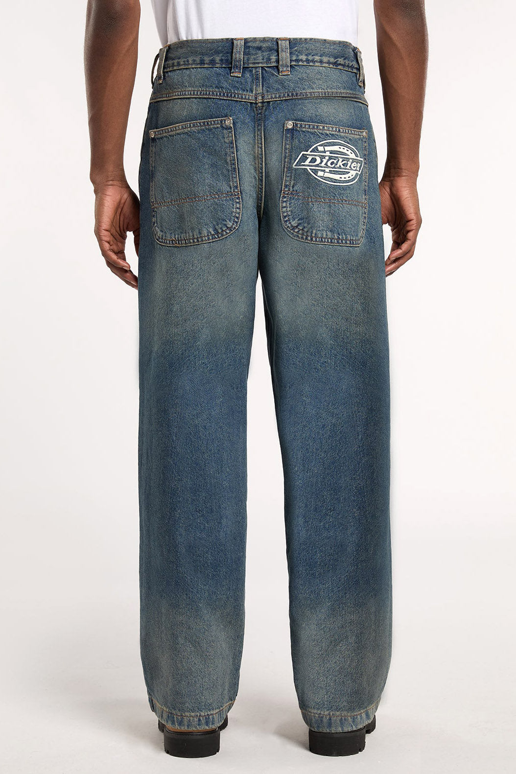 Jeans Hilham Baggy - Khaki tinto di blu