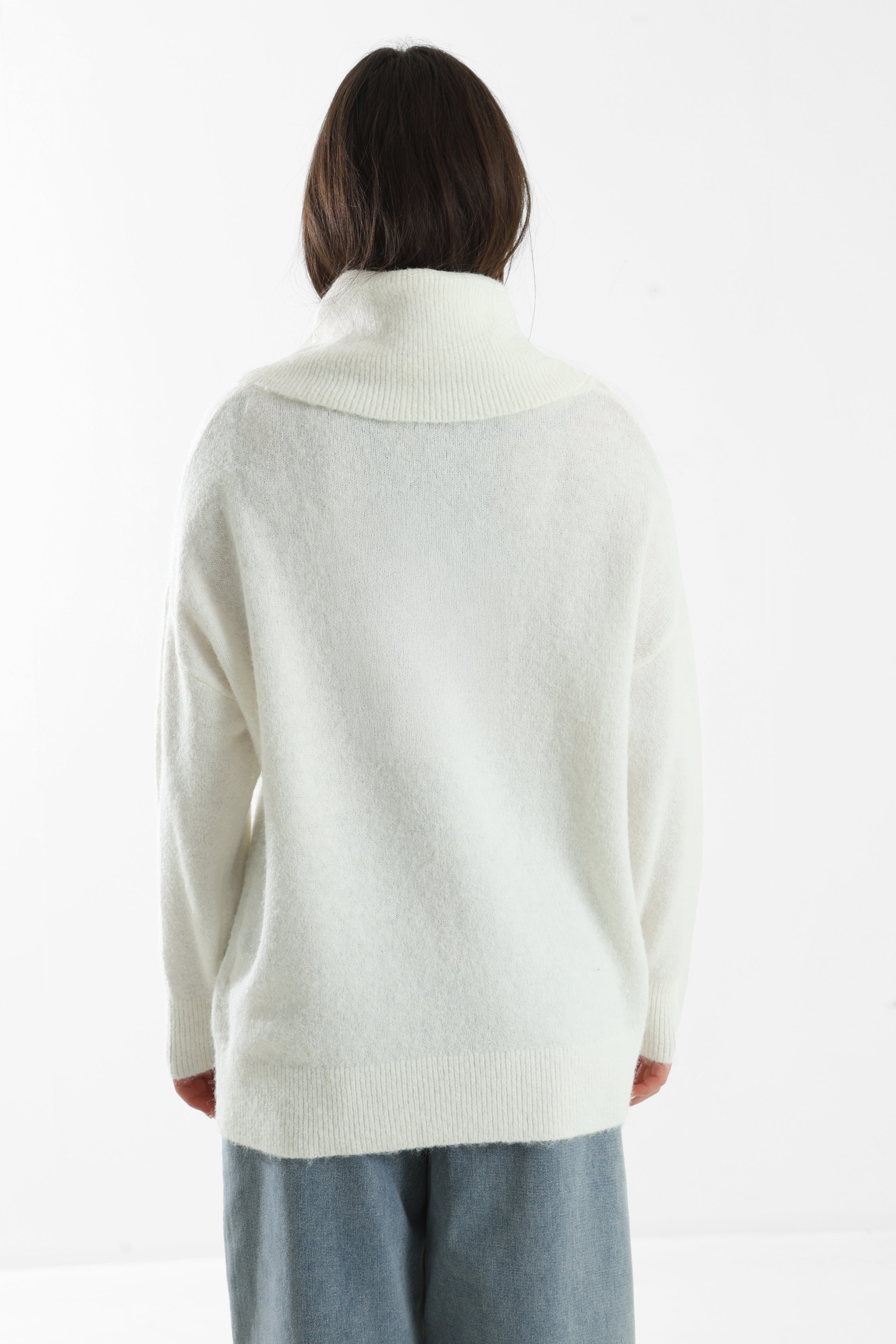 ONLAZU Maglione in maglia - Cloud Dancer