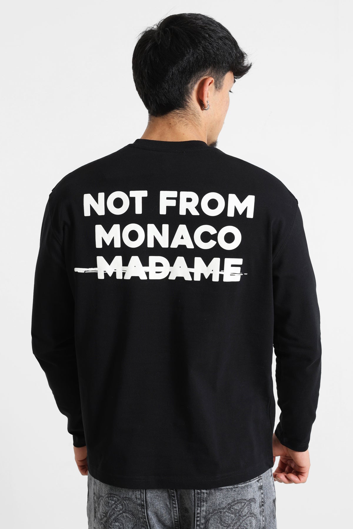 Shirt manches longues - Black + White