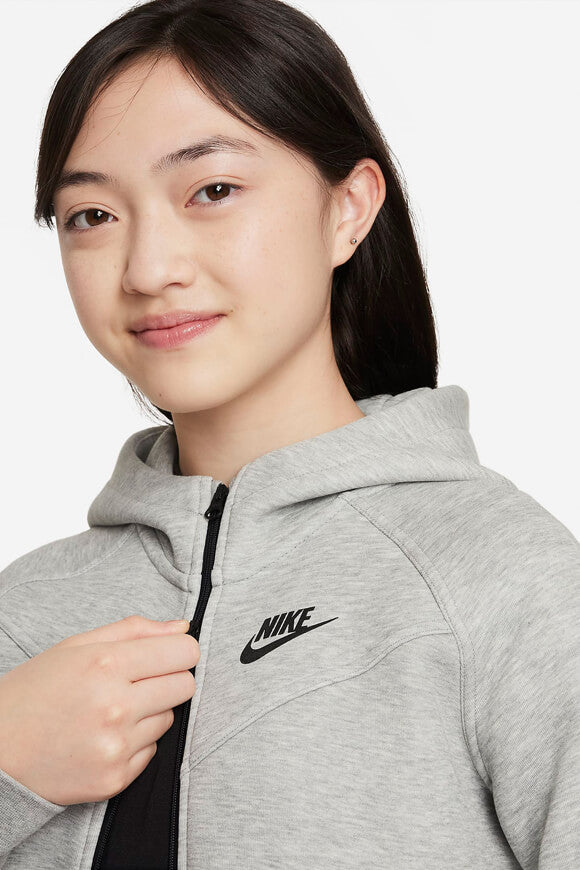 Kapuzensweatjacke - Grey Heather