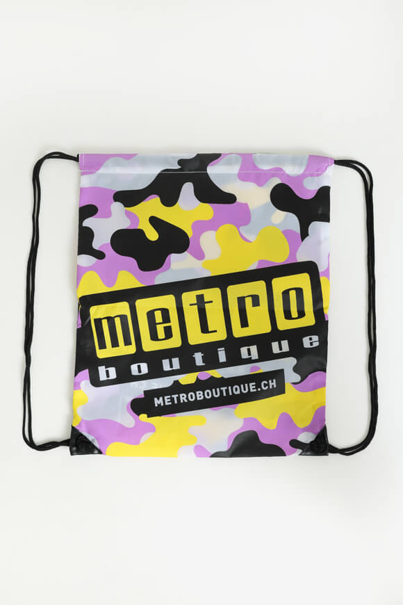 Gym bag - Violet + Yellow + Black