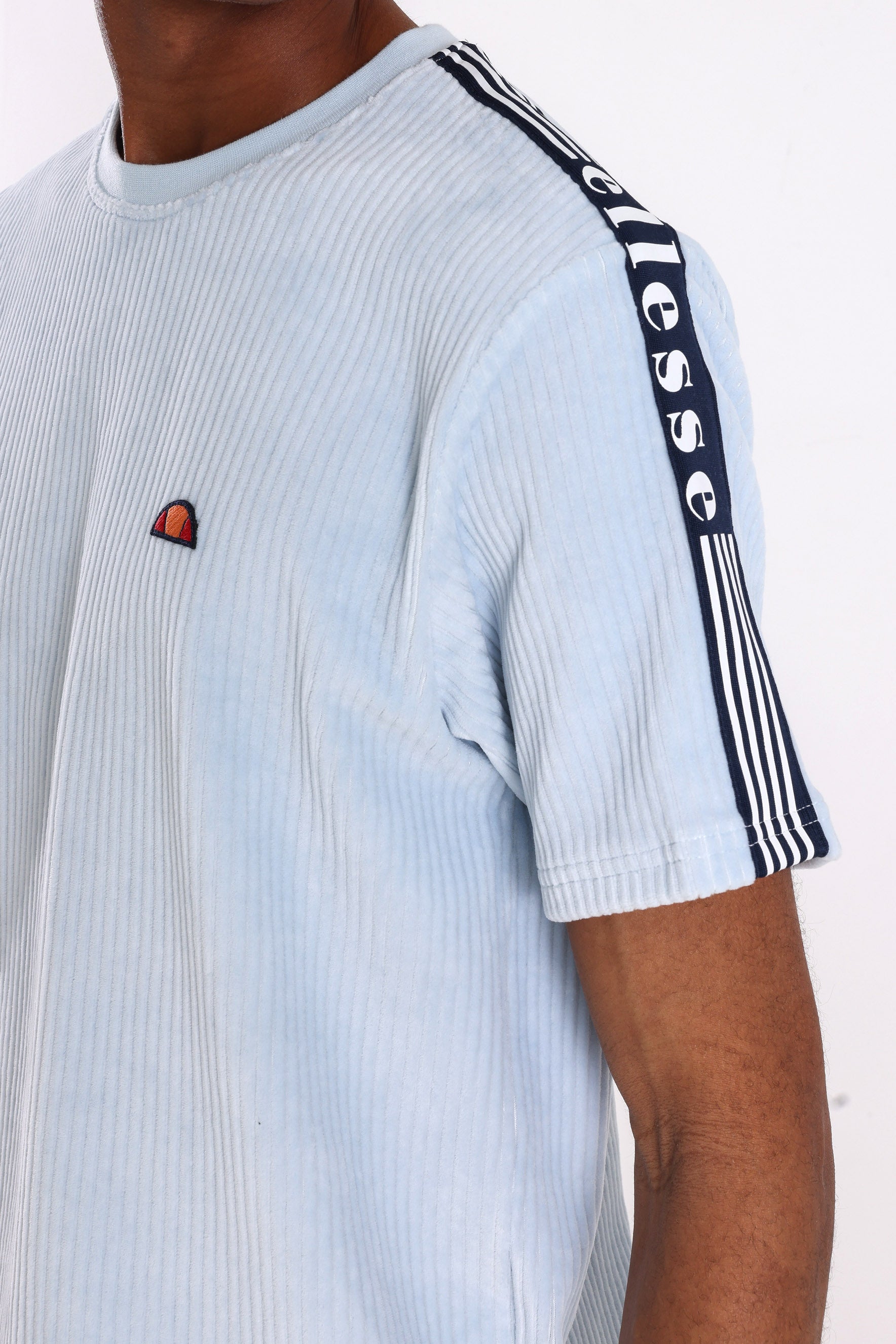 T-shirt Madori in velluto a coste - Light Blue