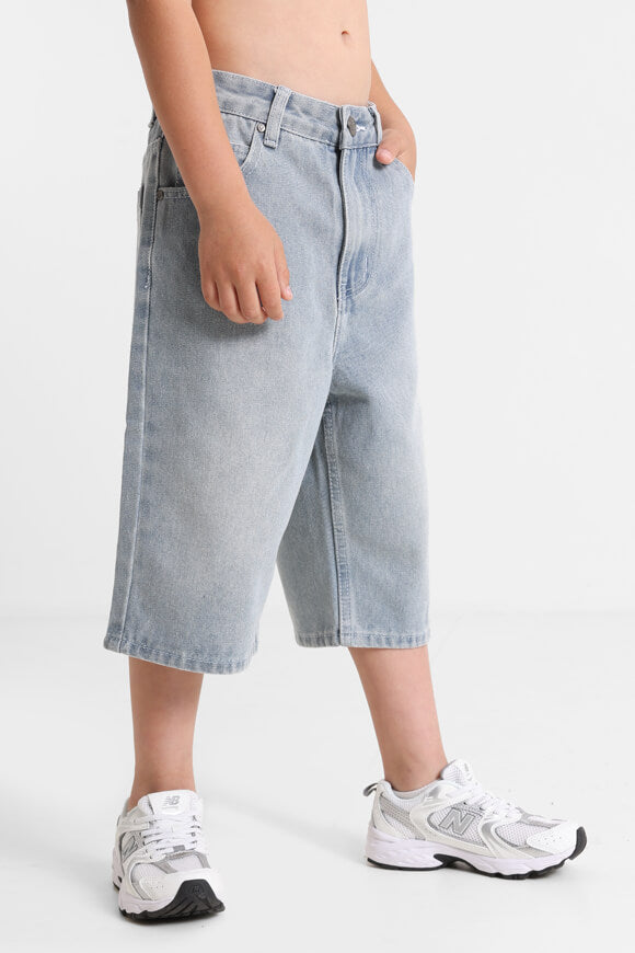 Short in denim a vestibilità baggy - Bleu clair