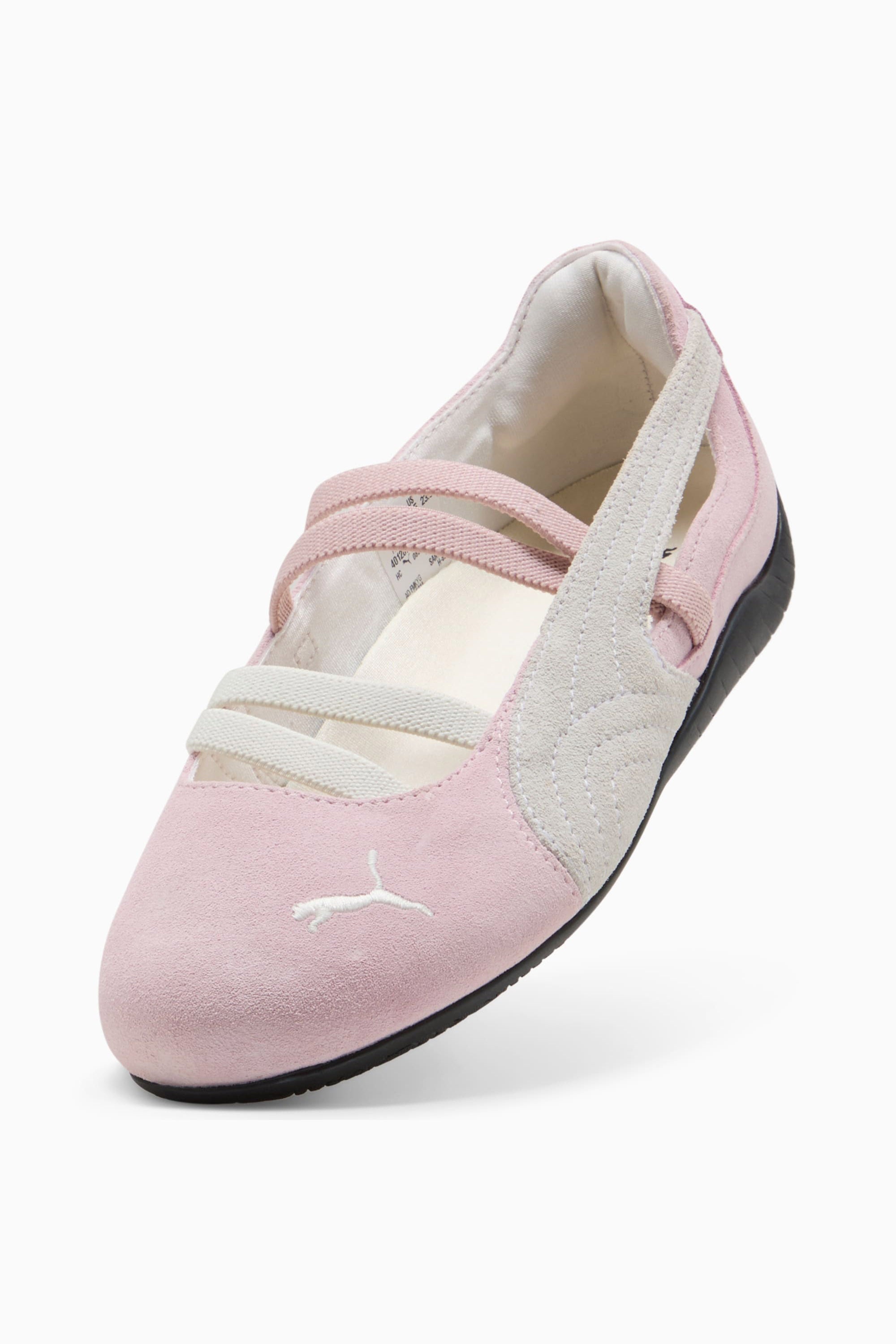 Speedcat Wildleder Ballerina - Whisp Of Pink + White