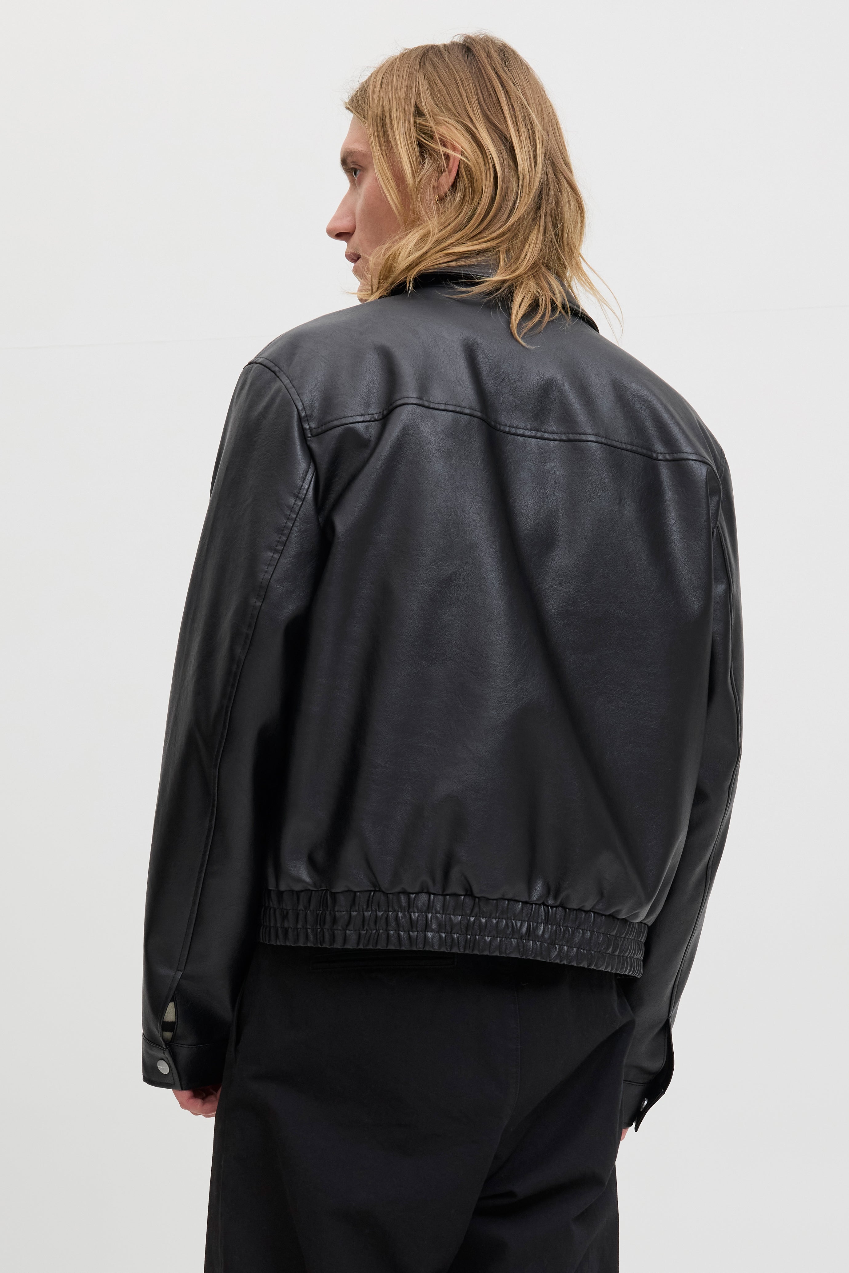 JORGRAMERCY Kunstlederjacke - Black