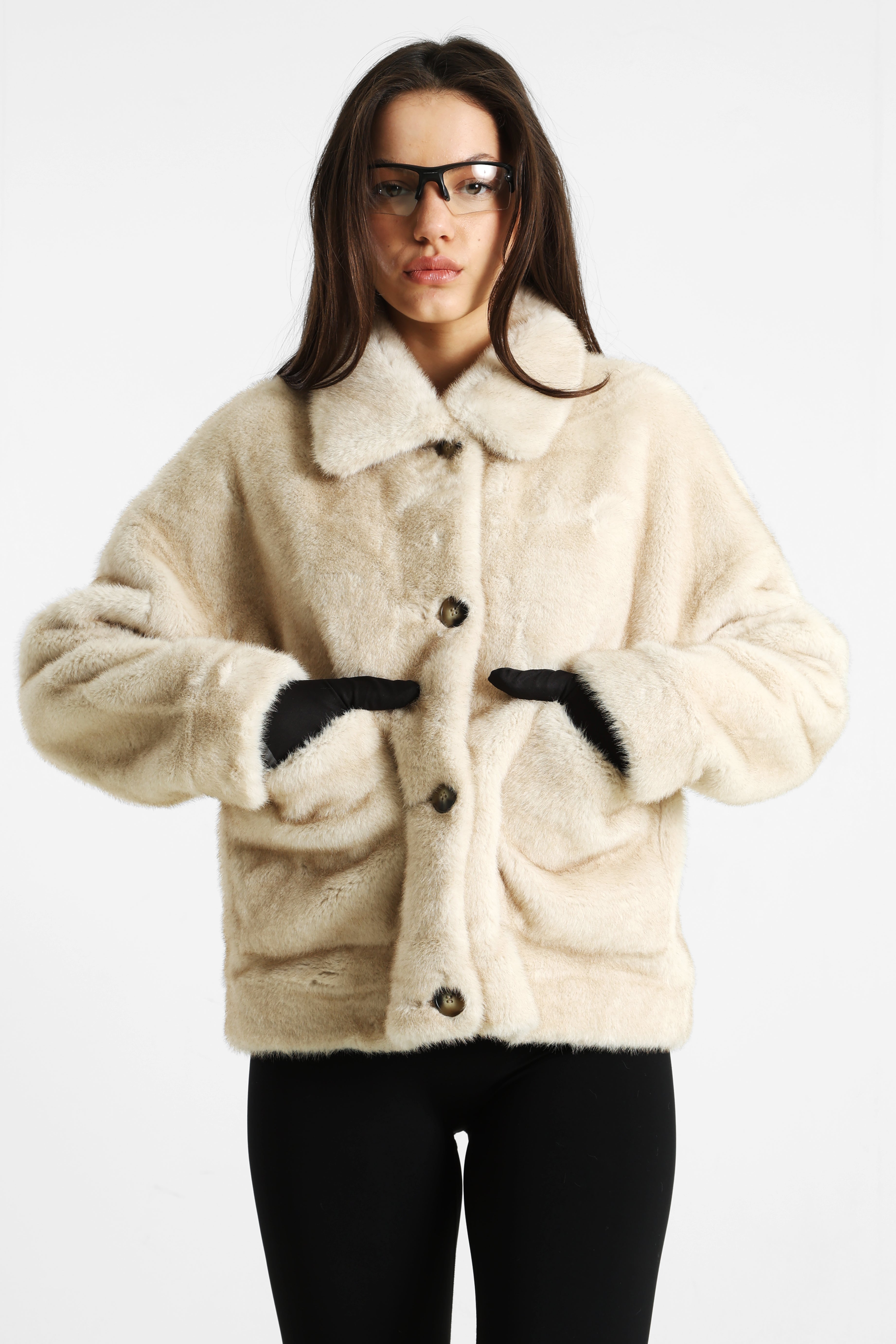 Giacca reversibile - Beige chiaro