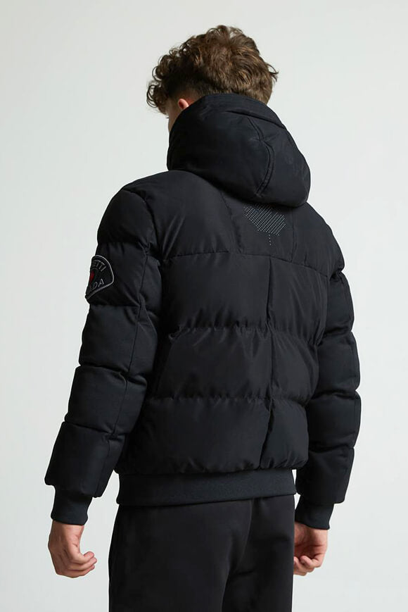 Zovetio Puffer Bomberjacke - Jet Black