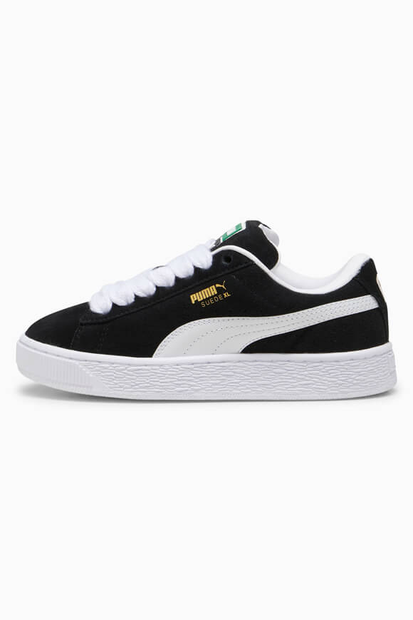 Suede XL sneakers - Black + White