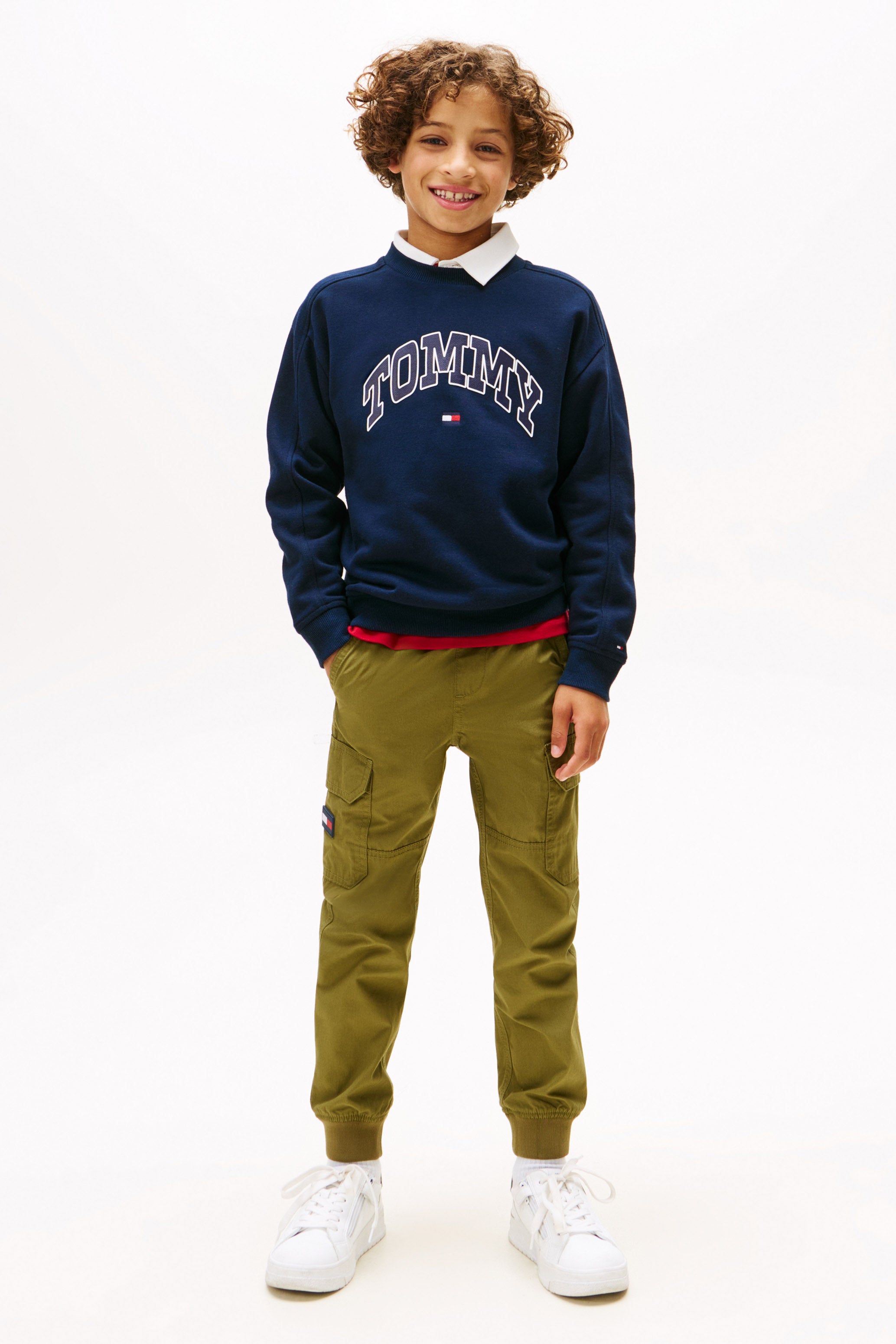 Varsity Raised Sweatshirt - Dark Night Navy