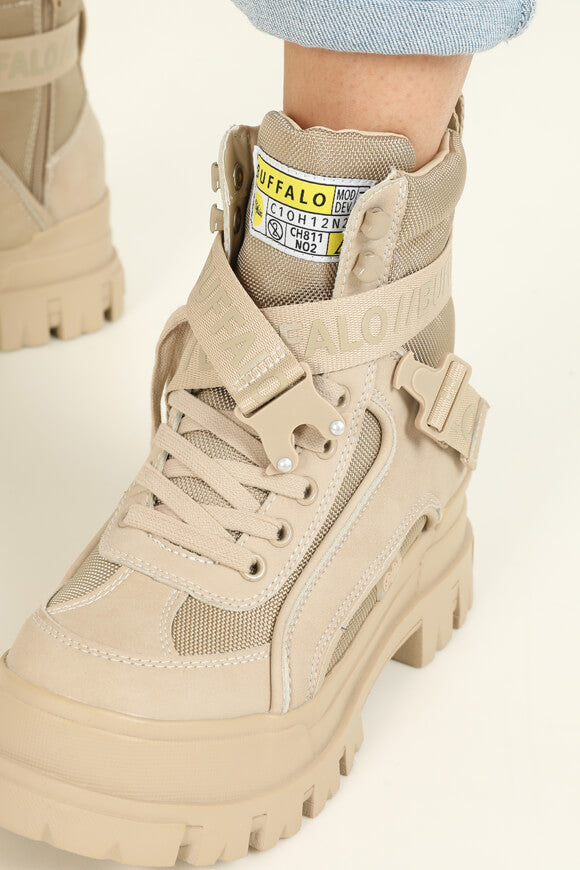 Aspha Com1 Plateau Winterstiefelette - Beige