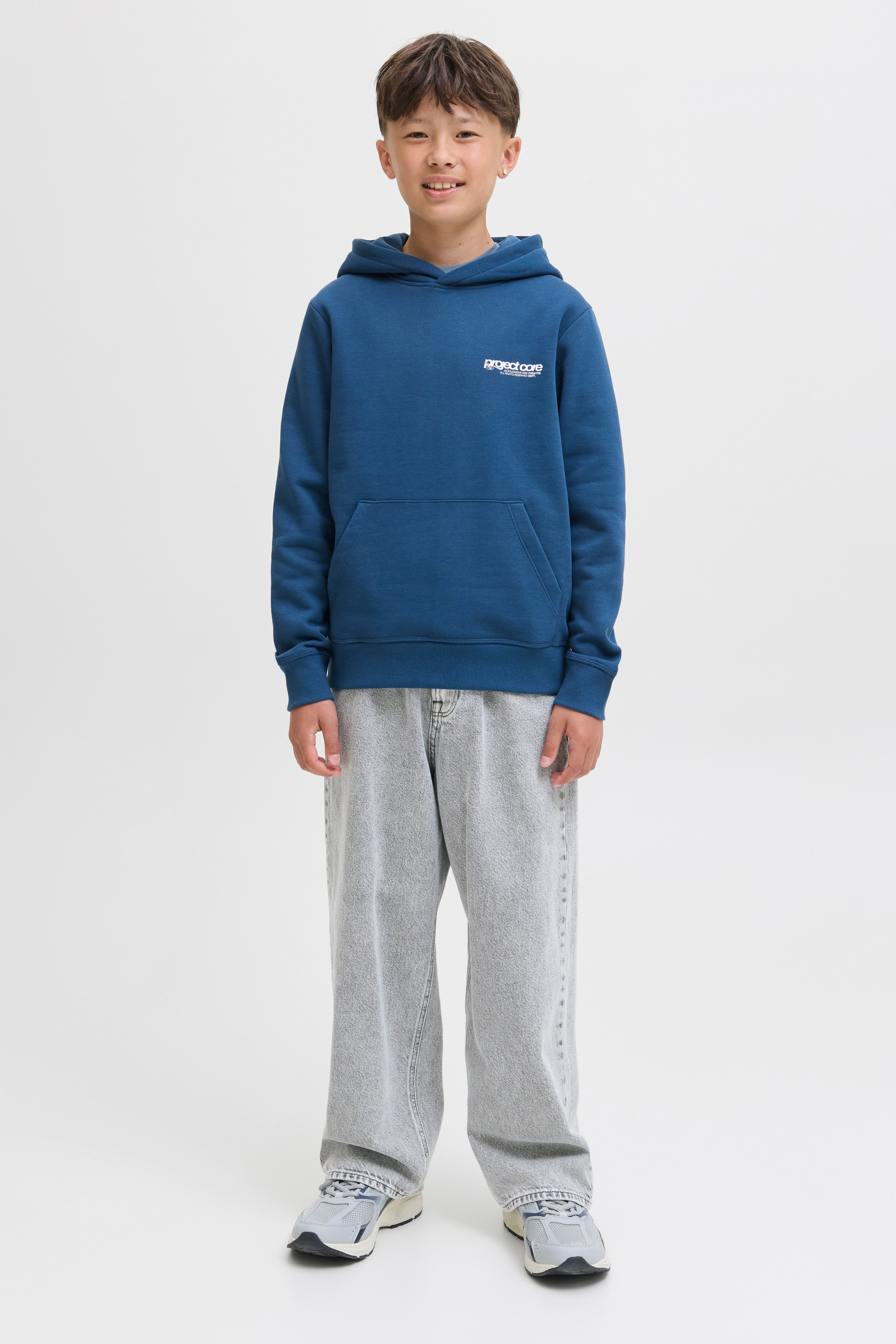 Ron Extra Baggy Fit Jeans - Grey Denim