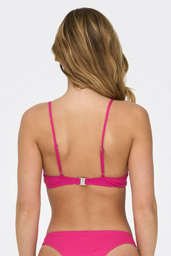 Sienna Top Bikini Triangle - Fuchsia Purple